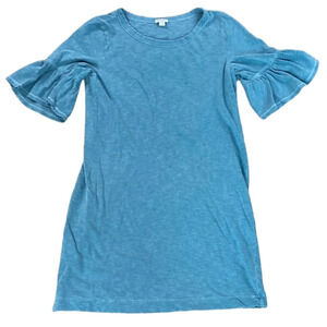 Splendid Ruffle sleeve T-Shirt Dress